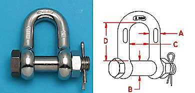 Bolt Chain Shackle